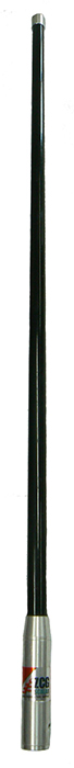 UHF CB Radio detachable antenna top, black – 477MHz, 100W, 6.6dBi – 1.2m